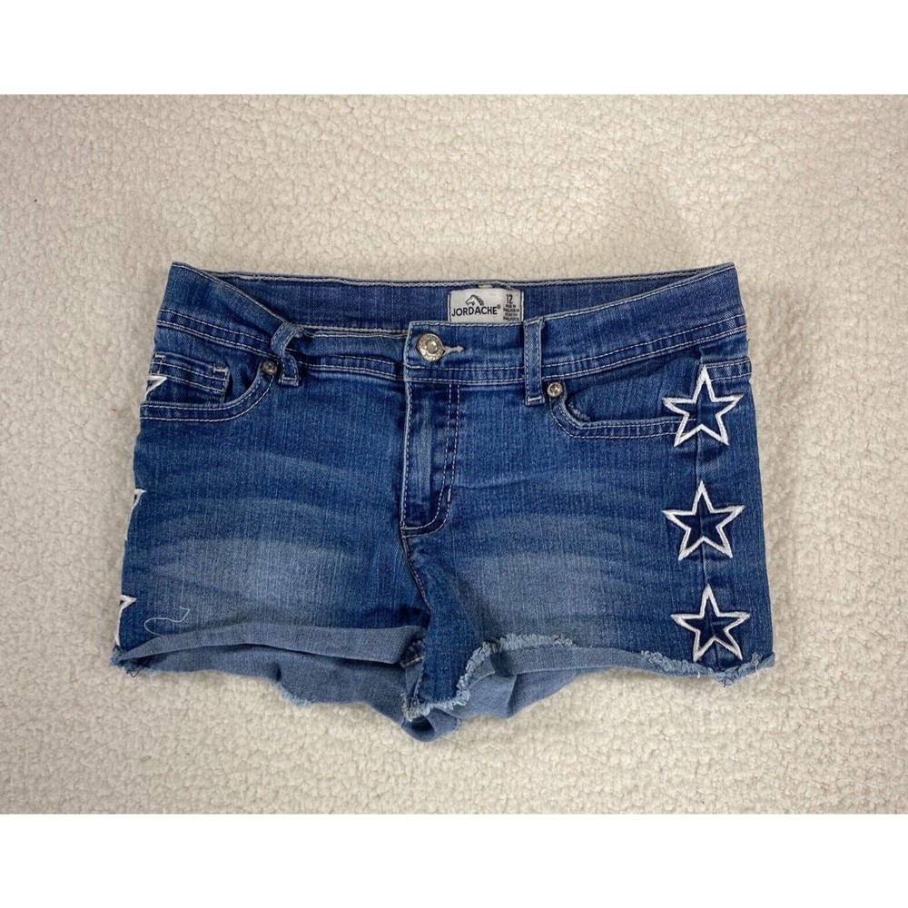 Jordache Mini Girls Blue Denim Shorts 12‎